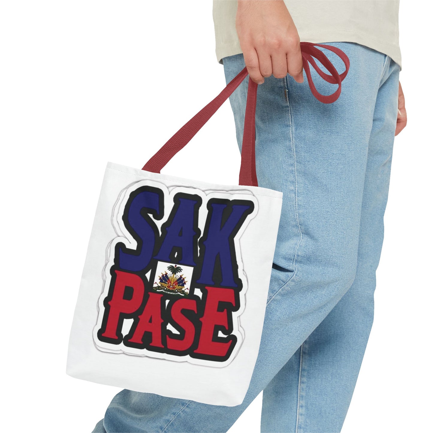 ‘Sak Pase’ Haiti Pride Tote Bag - Stylish & Functional for Daily Use