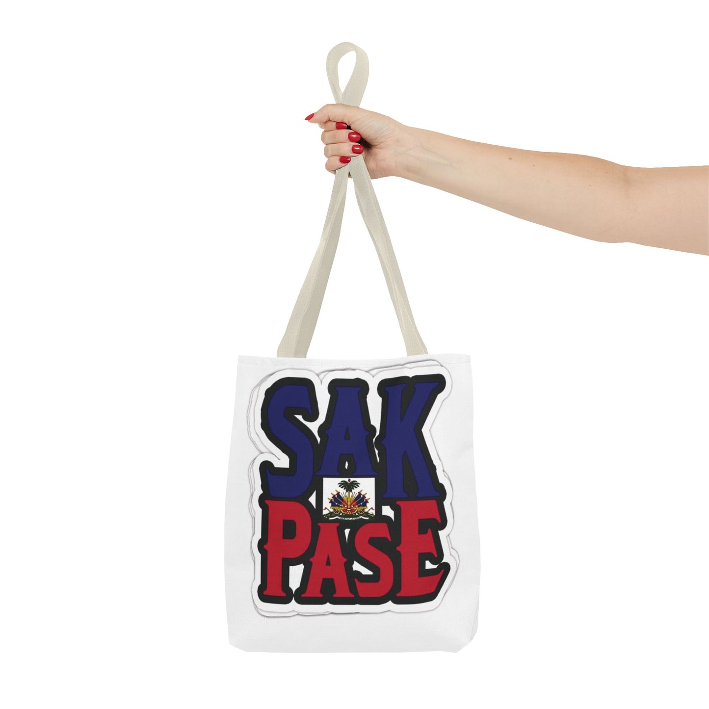 ‘Sak Pase’ Haiti Pride Tote Bag - Stylish & Functional for Daily Use