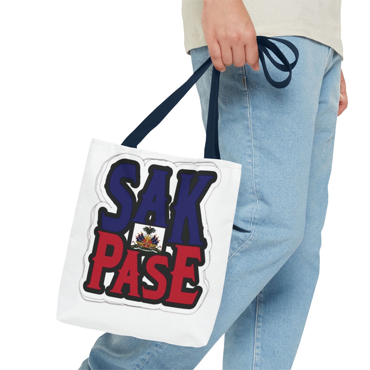 ‘Sak Pase’ Haiti Pride Tote Bag - Stylish & Functional for Daily Use
