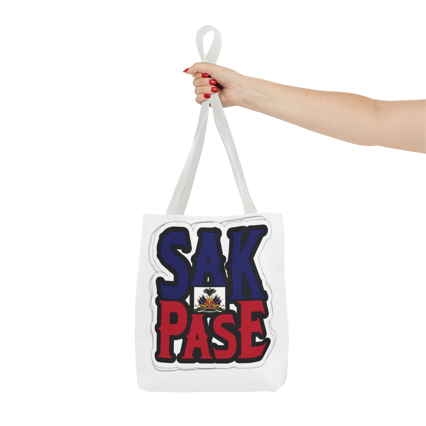 ‘Sak Pase’ Haiti Pride Tote Bag - Stylish & Functional for Daily Use
