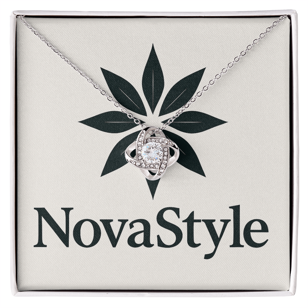 Love Knot Necklace (Yellow & White Gold Variants)