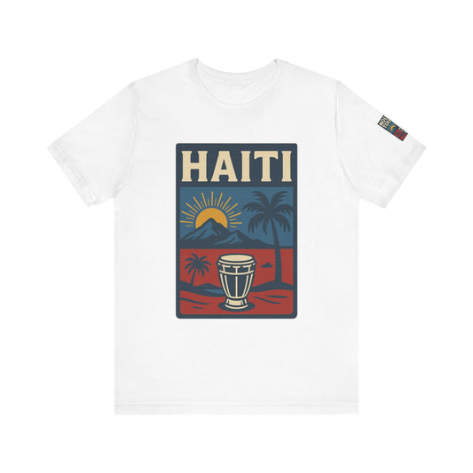 Haiti Sunset Vibe Unisex Tee - Perfect for Summer Adventures