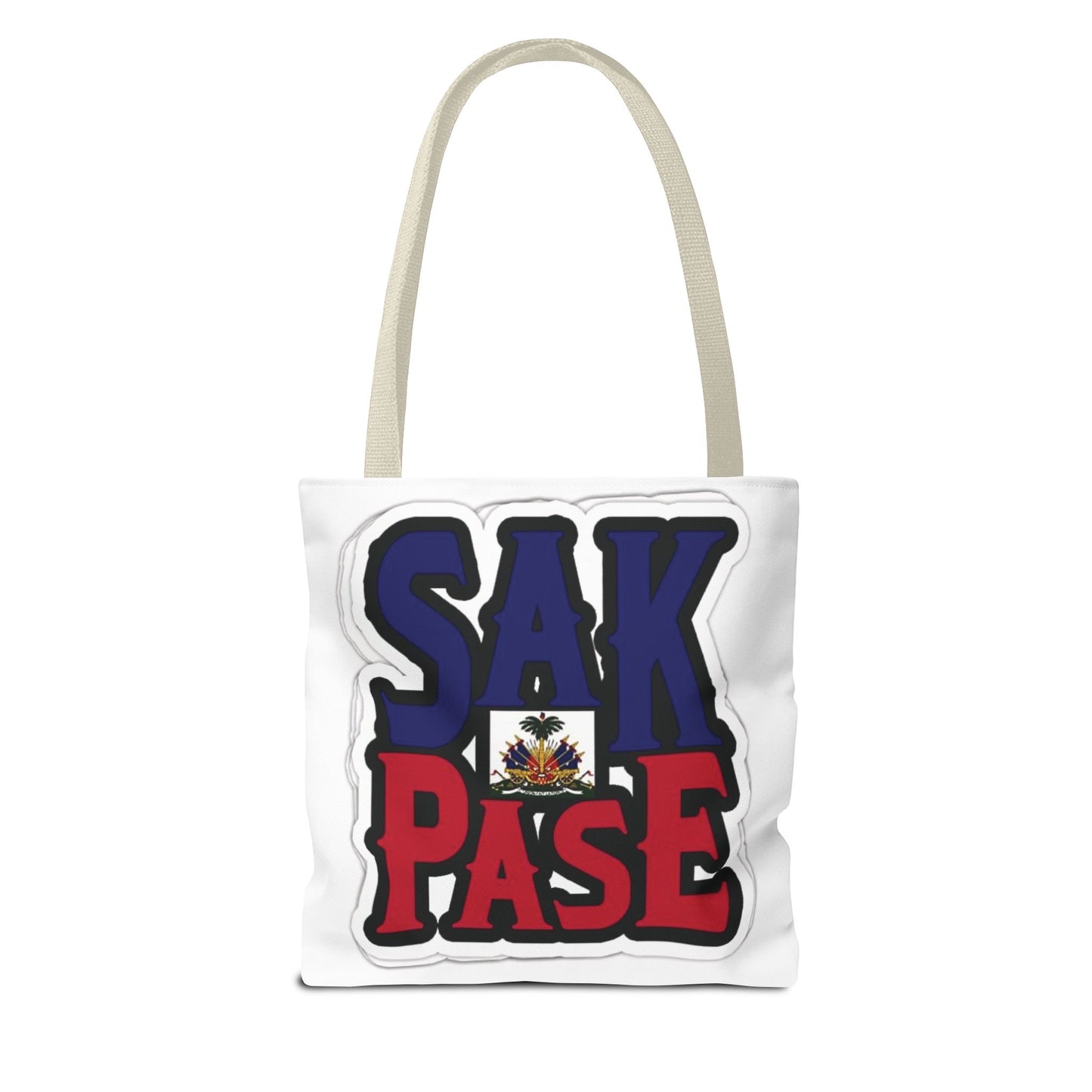 ‘Sak Pase’ Haiti Pride Tote Bag - Stylish & Functional for Daily Use