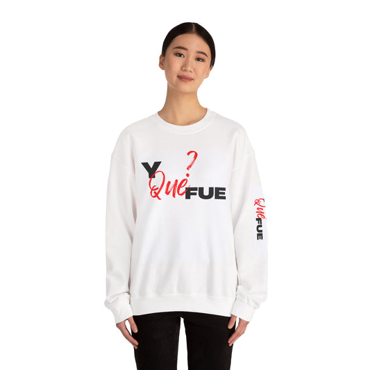 Y Que Fue Jacket Unisex Heavy Blend Crewneck Sweatshirt