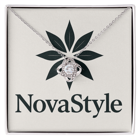 Love Knot Necklace (Yellow & White Gold Variants)